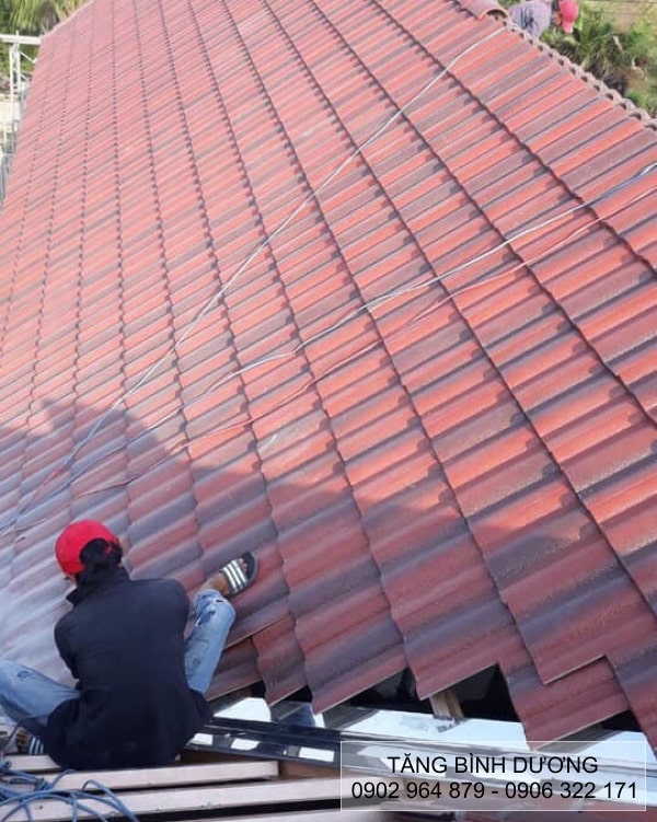 Công trình sử dụng ngói lợp M08