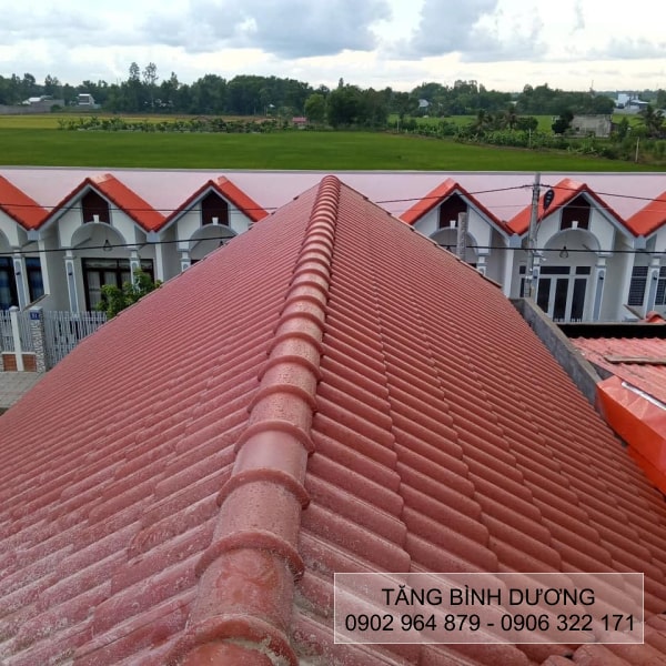 Mái nhà sử dụng ngói màu SCG