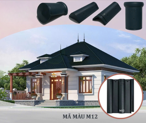 Sử dụng ngói màu DIC lợp mái nhà