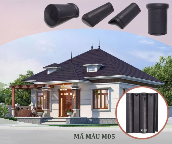 Sử dụng ngói màu DIC lợp mái nhà