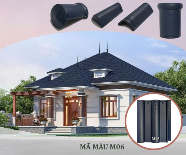 Sử dụng ngói màu DIC lợp mái nhà