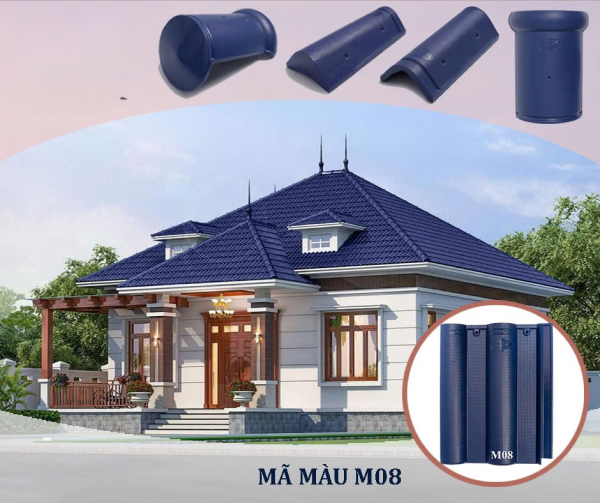 Sử dụng ngói màu DIC lợp mái nhà Sử dụng ngói màu DIC lợp mái nhà