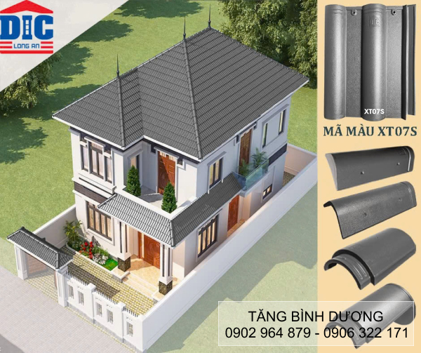 Ngói màu DIC lợp mái nhà