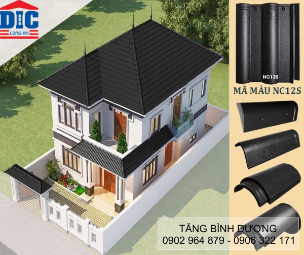 Ngói màu DIC lợp mái nhà