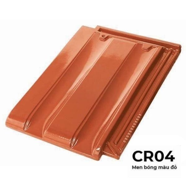 Ngói Euro Type CR04 Bóng Màu đỏ
