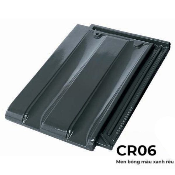 Ngói Euro Type CR06 Bóng Màu Xanh Rêu