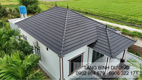 Sử dụng lợp mái nhà màu sắc đẹp Sử dụng lợp mái nhà màu sắc đẹp