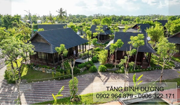 Khu nghỉ dưỡng sử dụng ngói tráng men Classy Roofing Khu nghỉ dưỡng sử dụng ngói tráng men Classy Roofing