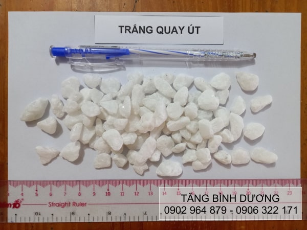 Kích thước sỏi trắng quay Kích thước sỏi trắng quay