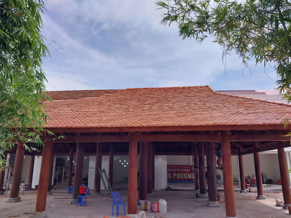 Ngói vảy cá Đất Việt giao công trình Tiền Giang