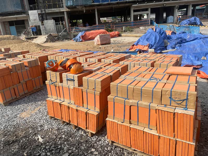 Sản phẩm được xếp ngay ngắn, cẩn thận khi giao