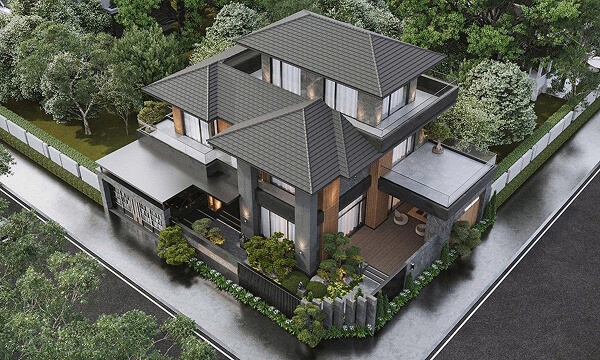 Ngói phẳng gờ VNP204 mang đến vẻ đẹp tinh tế, hiện đại