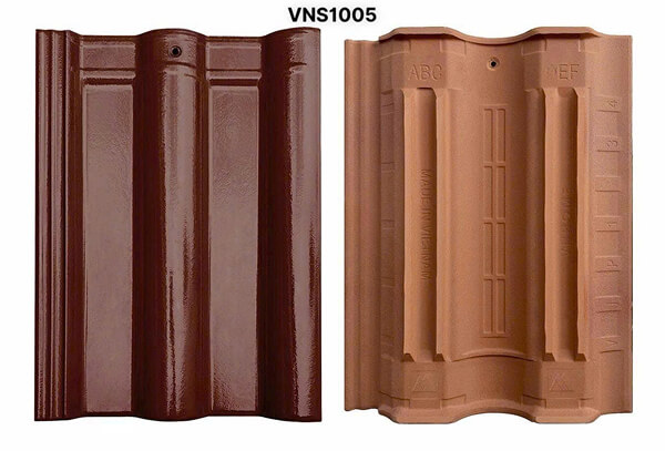 Bề mặt của ngói sóng tráng men VNS1005