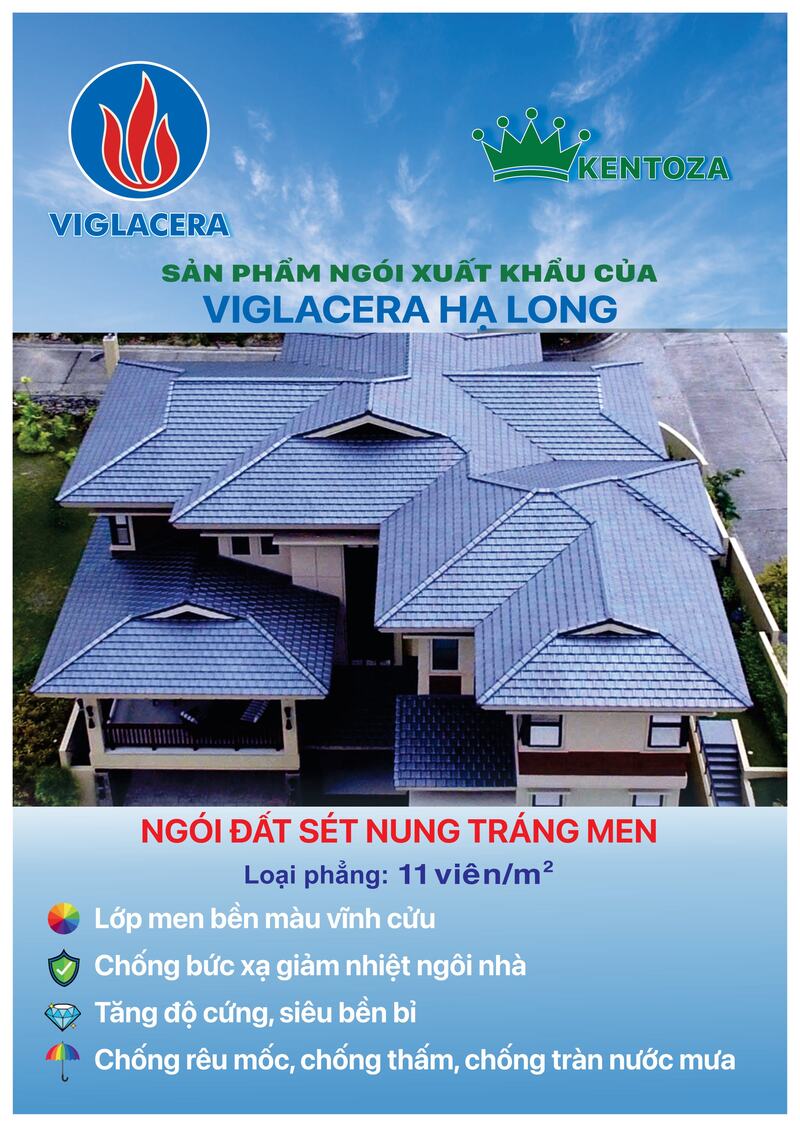 Ngói Viglacera Hạ Long đẹp